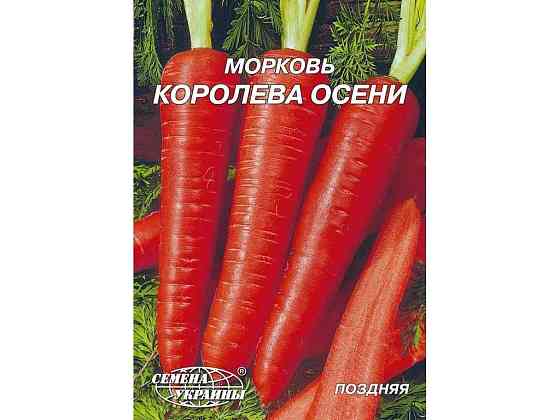 Гігант Морква Королева осени 20 г (10 пачок) ТМ НАСІННЯ УКРАЇНИ Київ