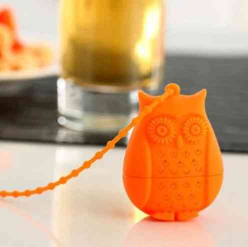 Ситечко для чаю "Сова" помаранчева Київ