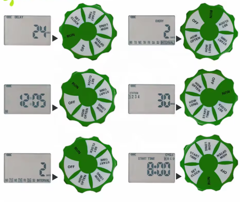 Цифровий таймер поливу на 4 лінії з дисплеєм Київ