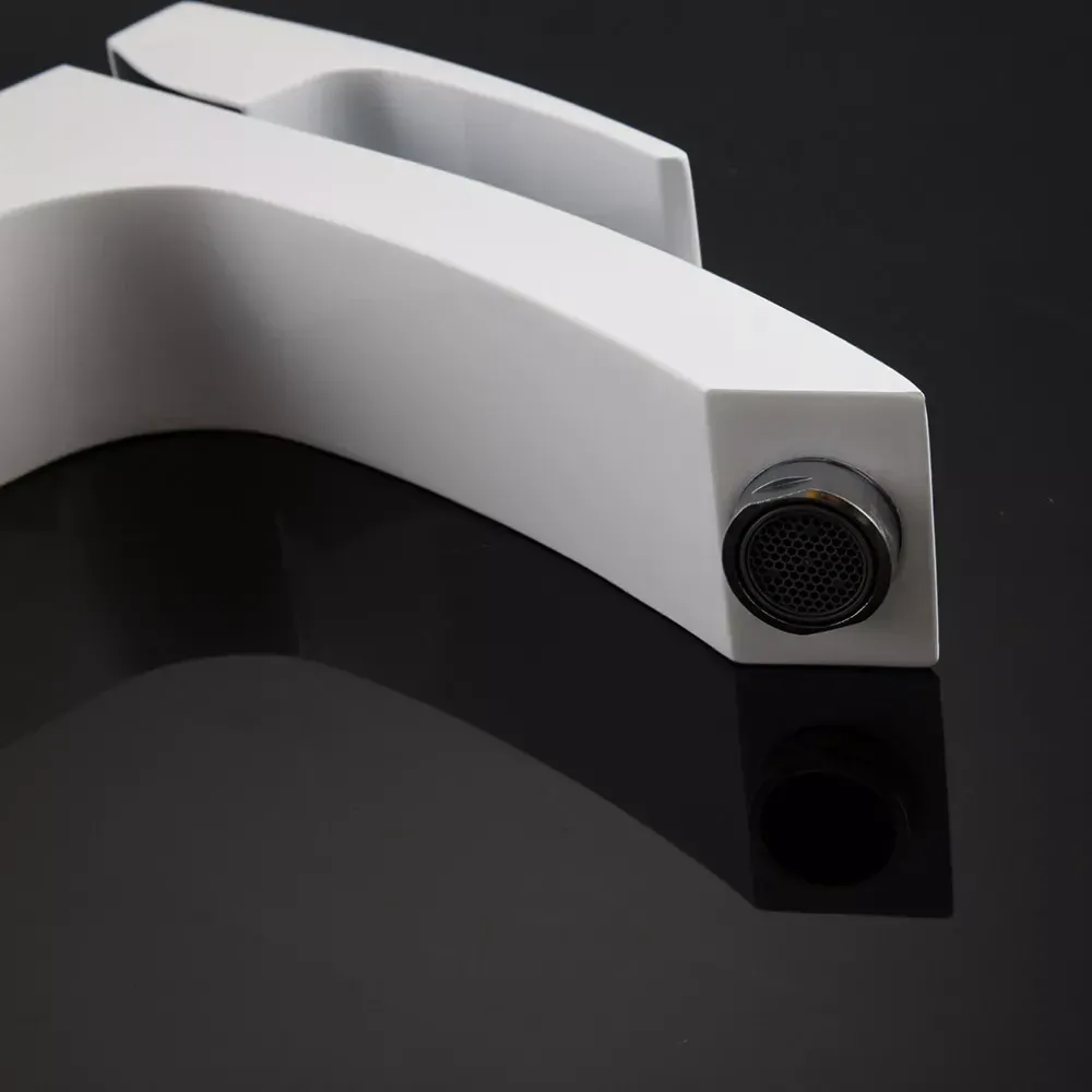 Смеситель для раковины высокий GAPPO G1007-18 белый/хром Киев - изображение 3