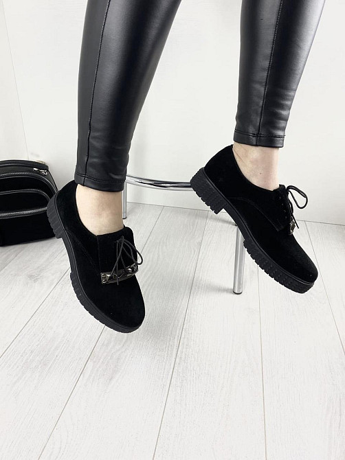 Olli Туфлі жіночі OLLI 1-2750 чорні (весна-осінь, замша натуральна) (3251) лише 37р. Коломыя - изображение 4