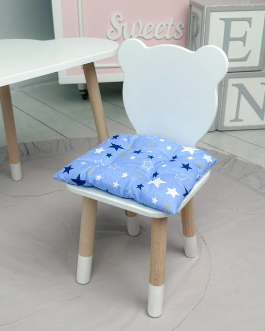 Розовая мягкая подушка для детского стульчика с короной Киев - изображение 9