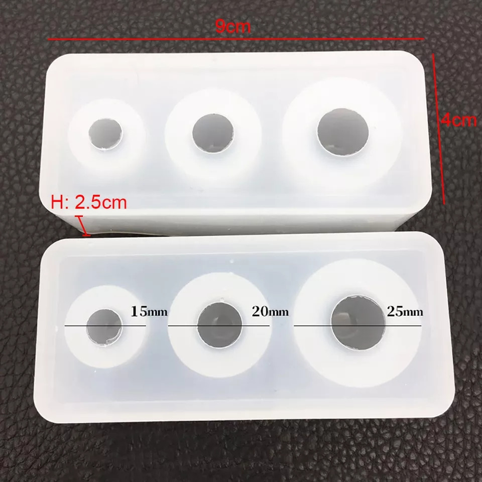 Силиконовая форма Шарики 90 на 40 мм серый Киев - изображение 2