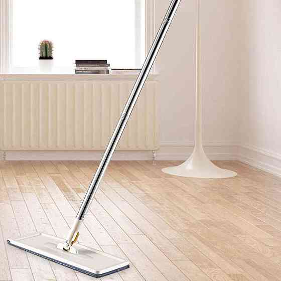 Набор для уборки швабра с ведром 3,5л + 2 насадки, Scratch Cleaning Mop / Швабра лентяйка с автоматическим отжимом Киев