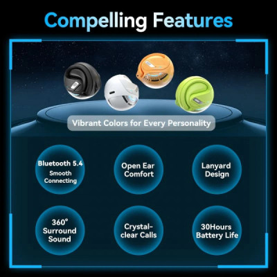 Навушники Vention OpenBeat O12 Orange (NBUO0) Вінниця - фото 2