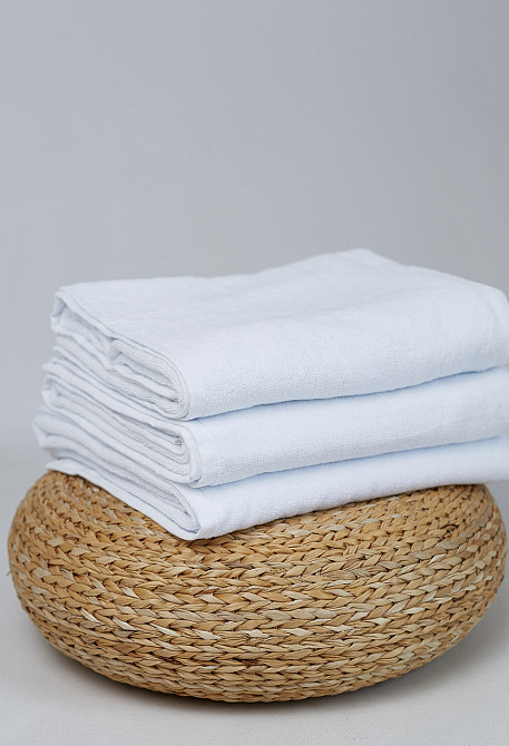 Рушник банний Ideal Textile махровий 100х150 см (56860335) Білий Чернівці - фото 5