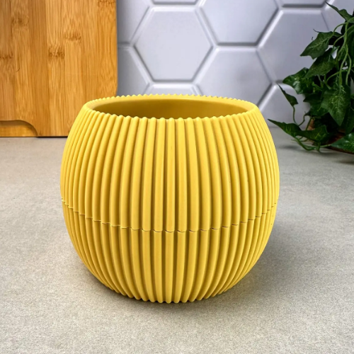 Вазон Mergan Saksi 0,35л жовтий ELIF Житомир - изображение 3