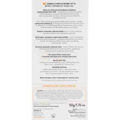 Засіб від засмаги Dermedic Sunbrella Baby Cream SPF50 Сонцезахисний крем для дітей 50 г (5901643172053) Вінниця