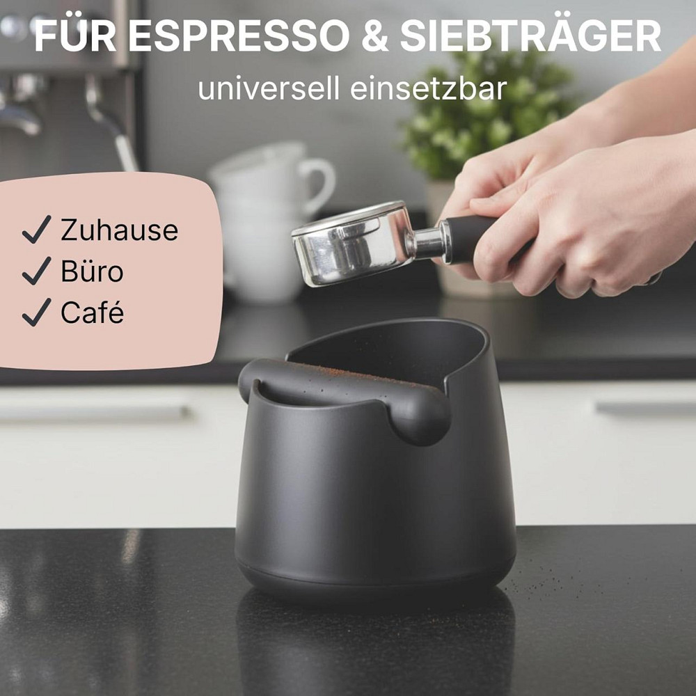 Контейнер для портфильтра черный knock box отбойник для эспрессо компактный нержавеющая сталь Киев - изображение 8