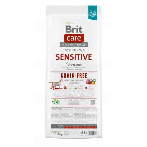 Сухий корм Brit Care Dog Grain-free Sensitive для собак з чутливим травленням, беззерновий з олениною, 12 кг Київ