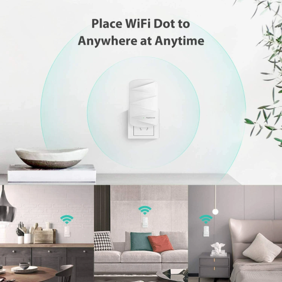 Уценка Wi-Fi Mesh расширитель MeshForce M3 Dot (для системы M1/M3), AC1200, 1000 кв. футов Киев
