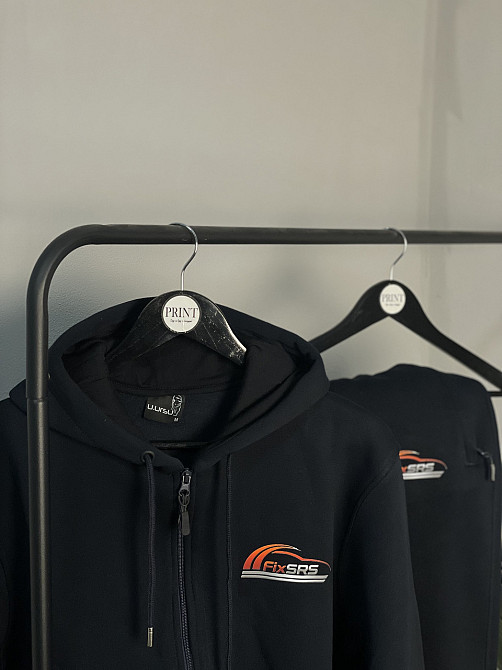 Теплий спортивний костюм із брендингом під замовлення (унісекс) Темно-синій, XL Чернівці - фото 1