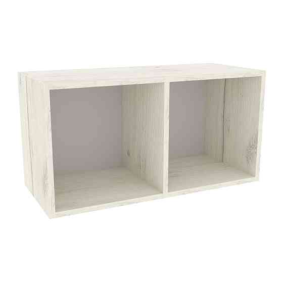 Полиця навісна К-15, Дуб Крафт Білий, 700/300/360 Львів