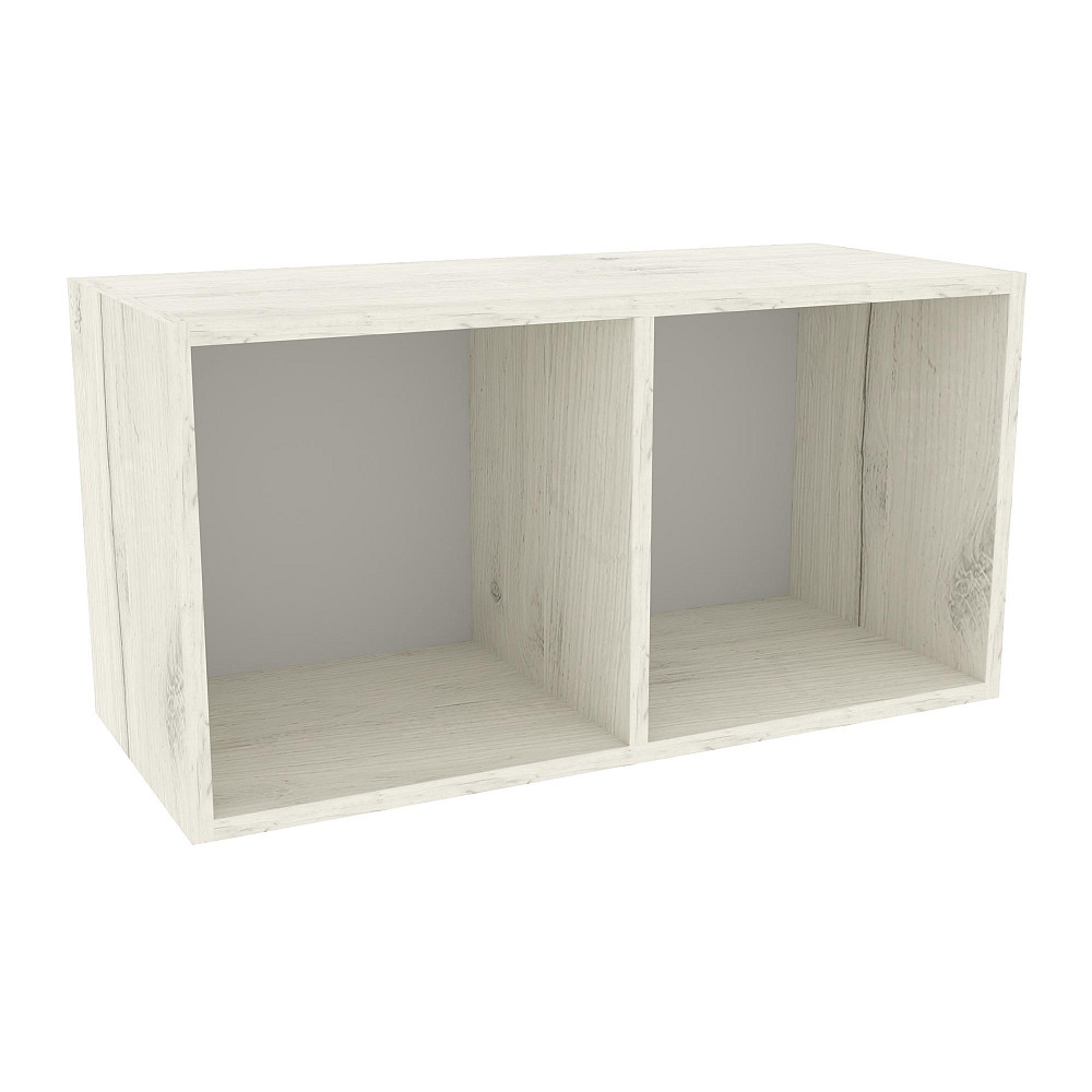 Полиця навісна К-15, Дуб Крафт Білий, 700/300/360 Львів - фото 1