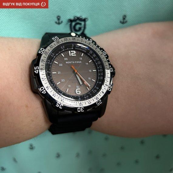 Годинник чоловічий наручний North Edge Evoque (Чорний) Вінниця - фото 10