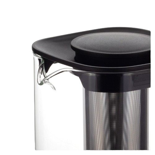 Заварник 600мл зі з'ємним ситечком скло/нержавіюча сталь 0777S KAMILLE Житомир - фото 3