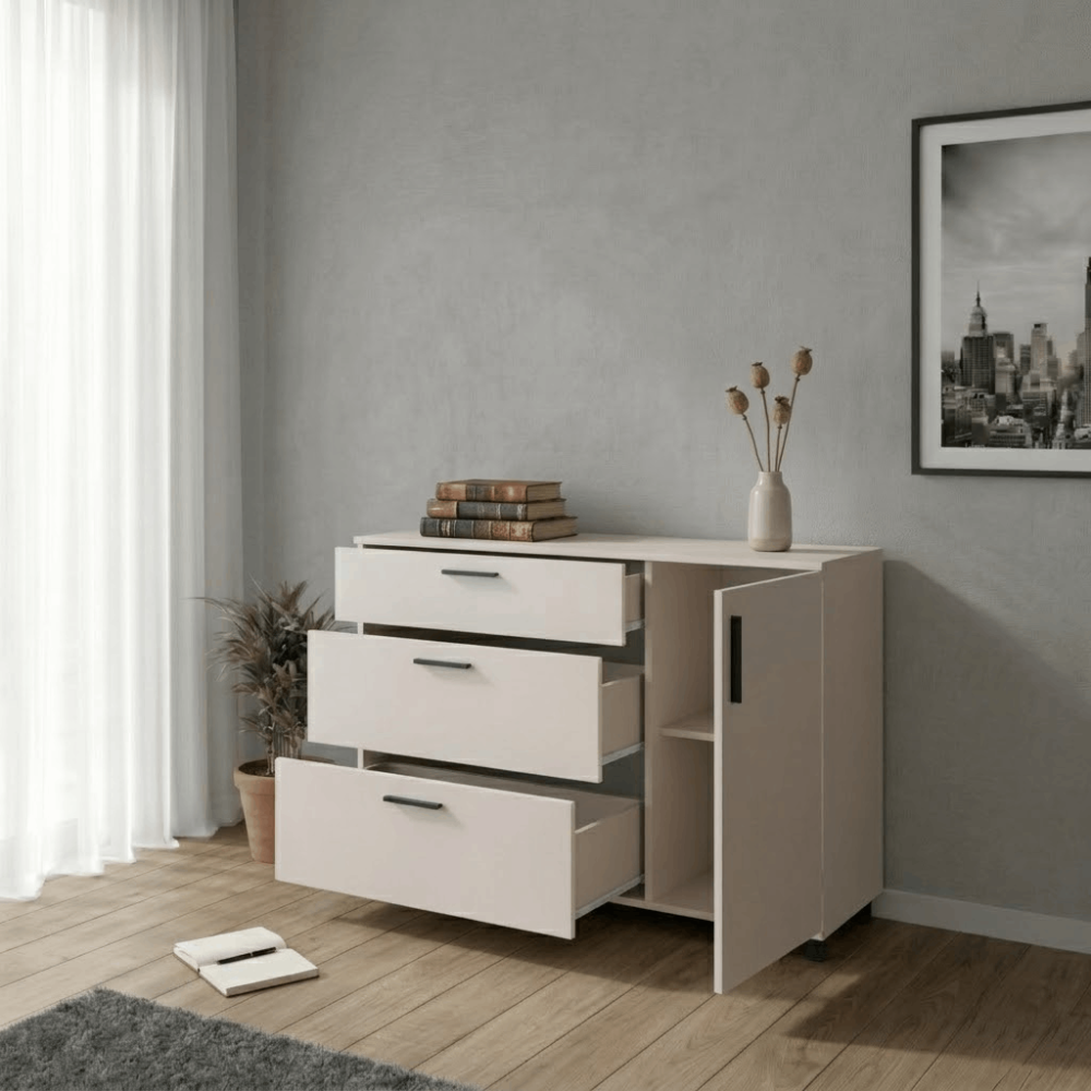 Комод Doros Торн Кашемир 3Ш/1Д 135х51.6х80 (DRS-012105) Львов - изображение 4