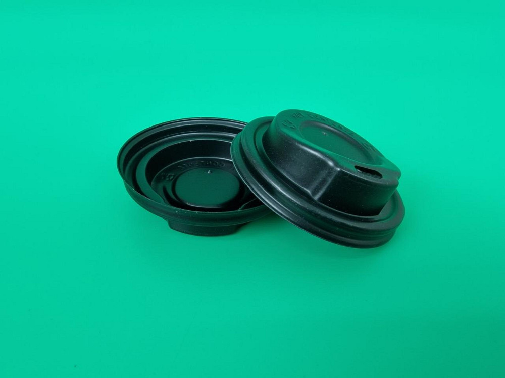 Крышка под стакан  бумажный. Ф70 (175 Маэстро.) черная  (гар) (50 шт) Харьков - изображение 1