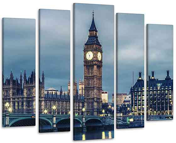 Модульна картина Лондон Art-337_5 ( 80х118см ) Київ