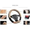 Плюшевая оплётка для руля 37 см чёрно-коричневая Киев - изображение 8