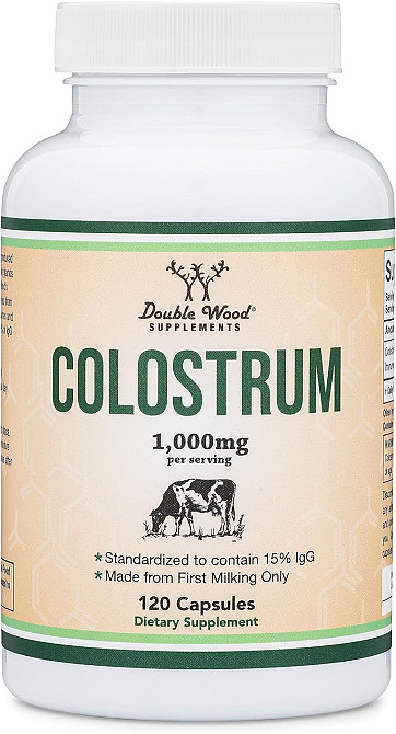 Молозиво Double Wood Supplements Colostrum 500 mg 120 caps Луцк - изображение 1