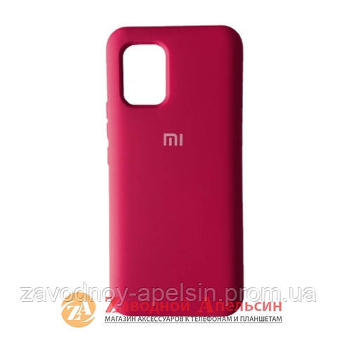 Xiaomi Mi 10 lite чохол мікрофібра Silicone Cover червоний Одеса - фото 1