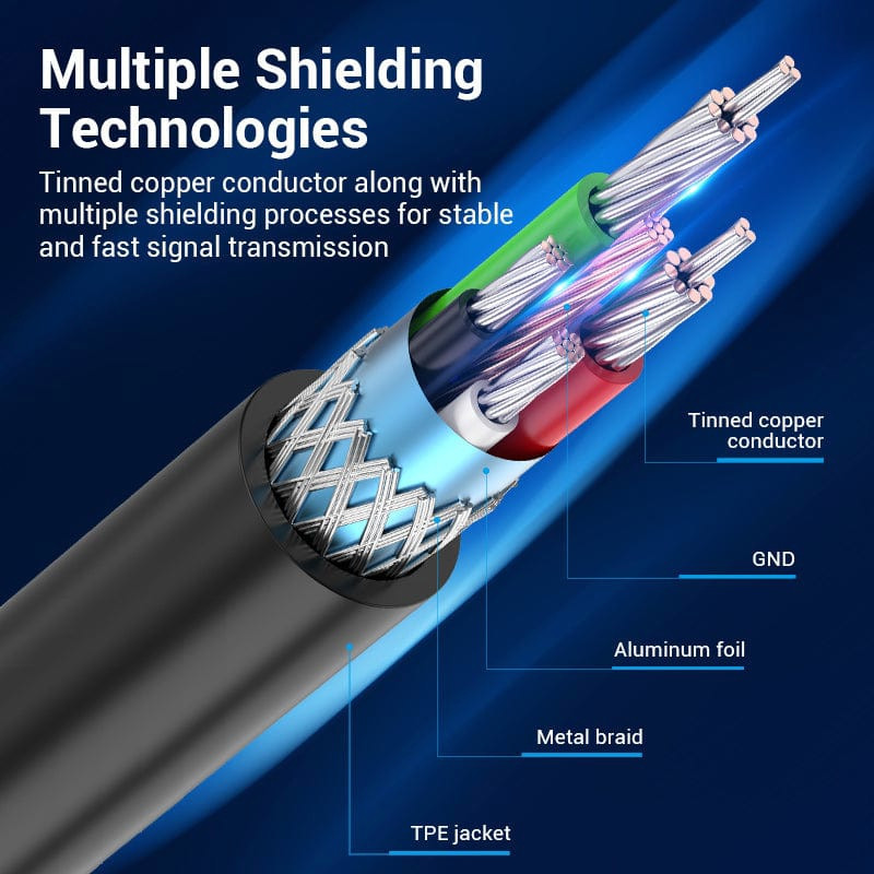 Кабель USB 2.0 Type-C M - USB BM, 2.0 м 2.4А Printer cable Vention Вінниця - фото 8