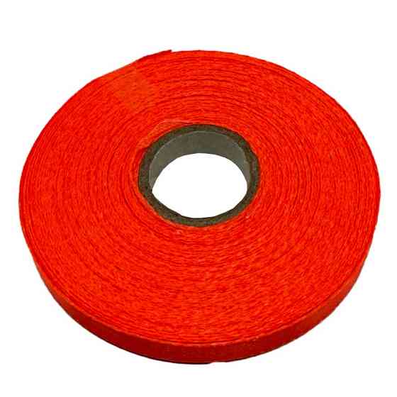 Атласная лента для рукоделия АБ-123, 0,6 см x 23 м, оранж неон Винница