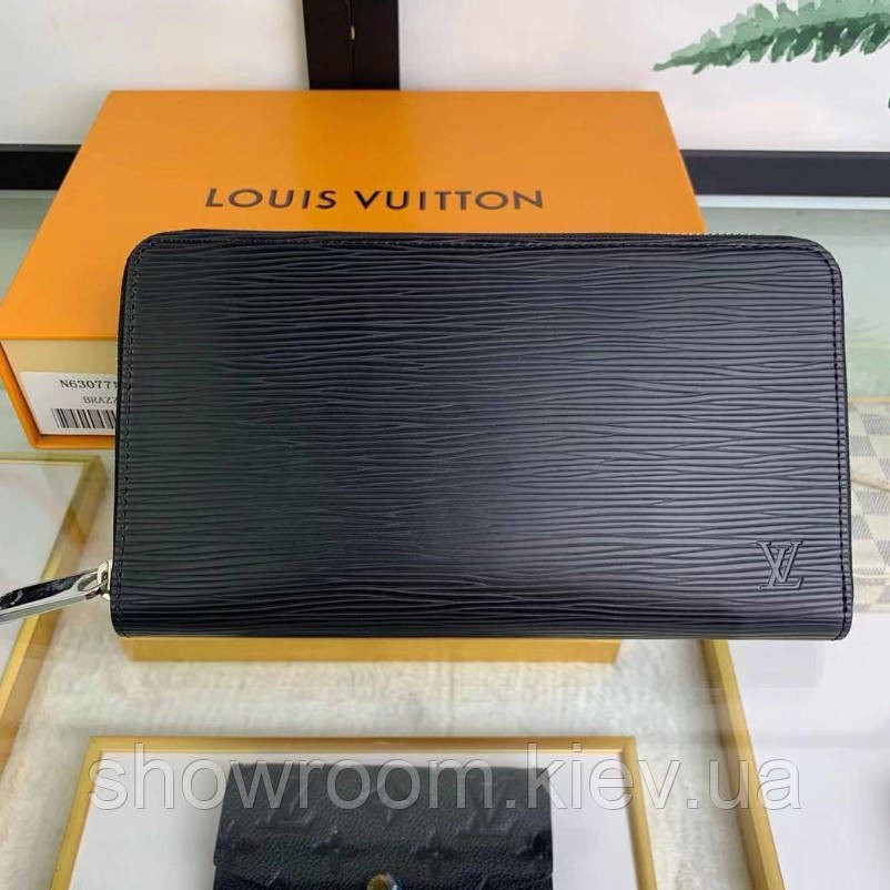 Чоловічий гаманець Louis Vuitton (60017-1) black Київ - фото 1