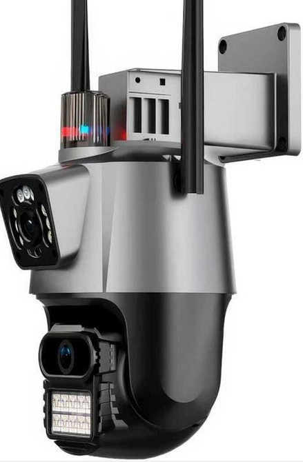 Вулична Камера відеоспостереження WiFi поворотна два об'єктиви P11 V380 Харків - фото 1