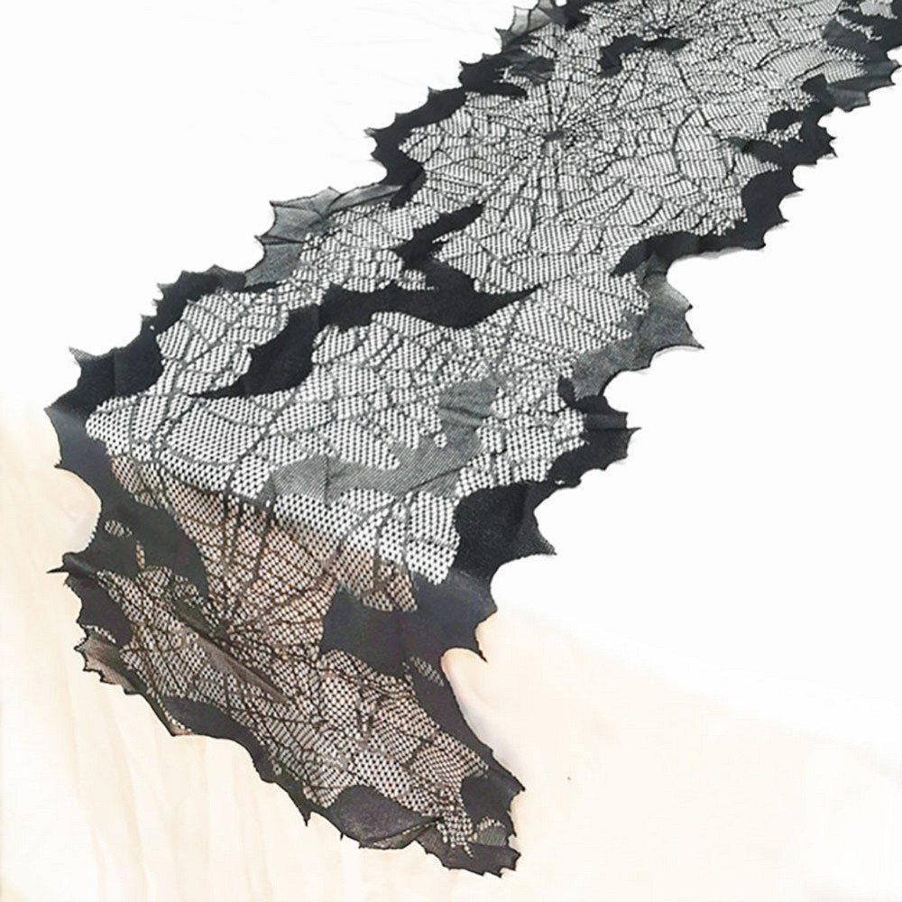 Скатерть на Хэллоуин дорожка Летучие Мыши 173 на 33 см черный Киев - изображение 6