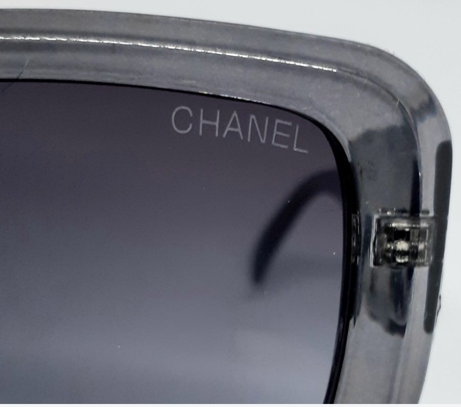 Брендові хітові жіночі окуляри сірий градієнт із камінчиками. Київ - фото 1