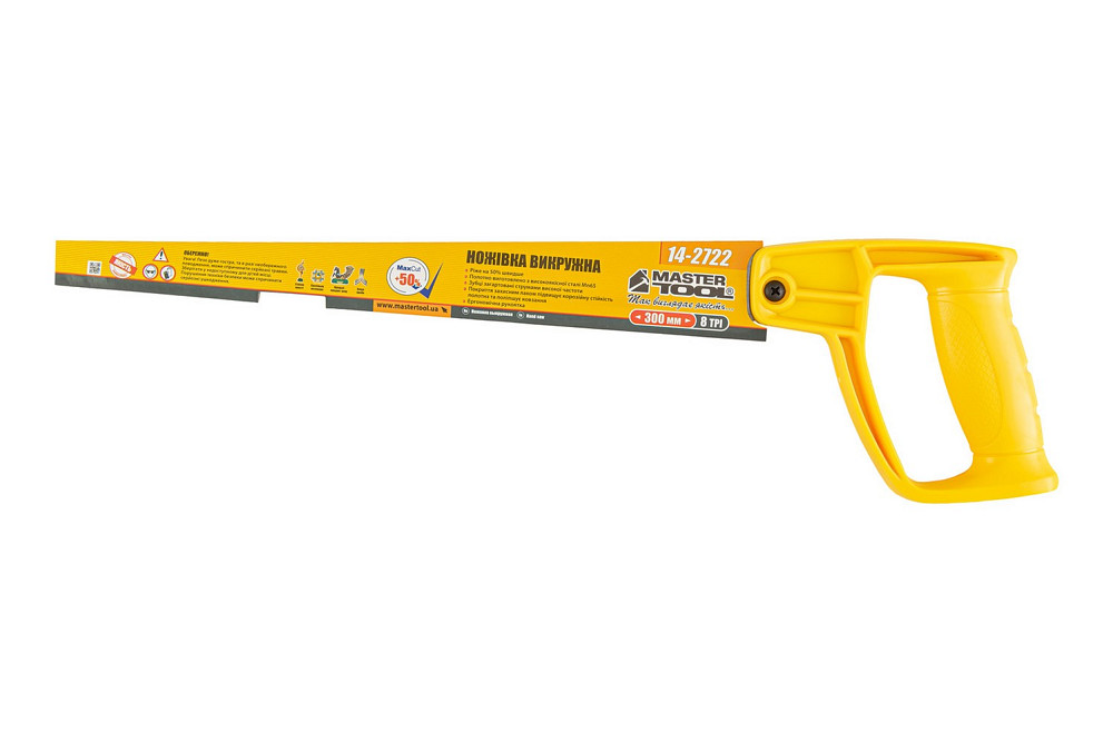 MASTERTOOL Ножівка викружна MASTERTOOL 8TPI MAX CUT 300 мм загартований зуб 2-D заточування пол Киев - изображение 6