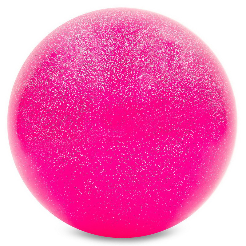 Мяч для художественной гимнастики Lingo Галактика C-6273 20см Вишнёвое - изображение 5