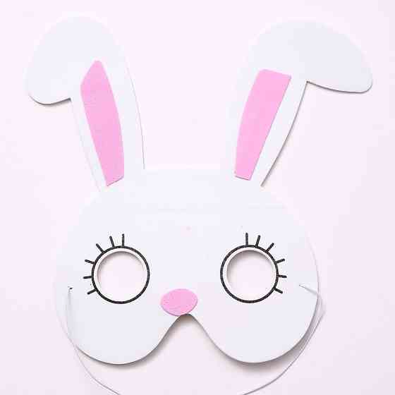 Дитяча маска Заєць one size біло-рожевий Київ