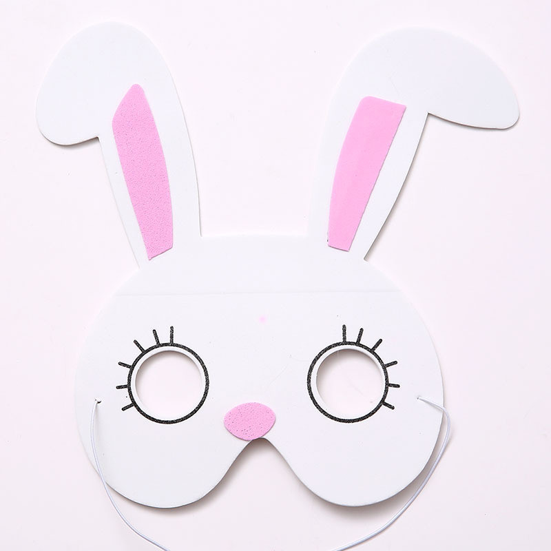 Детская маска Заяц one size бело-розовый Киев - изображение 2