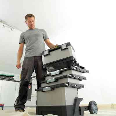 Ящик для інструментів Stanley FatMax Rolling Workshop&quot;, 568x893x389 мм, на колесах (1-95-622) Вінниця