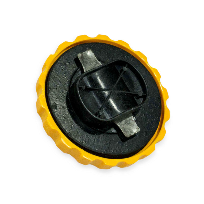 Крышка горловины 2410, 3302 (402) пластик желтая маслозаливной Мукачево - изображение 1