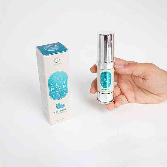 Рідкий вібратор CLIT PWR COCONUT CLITORAL BALM Sex Aura Київ