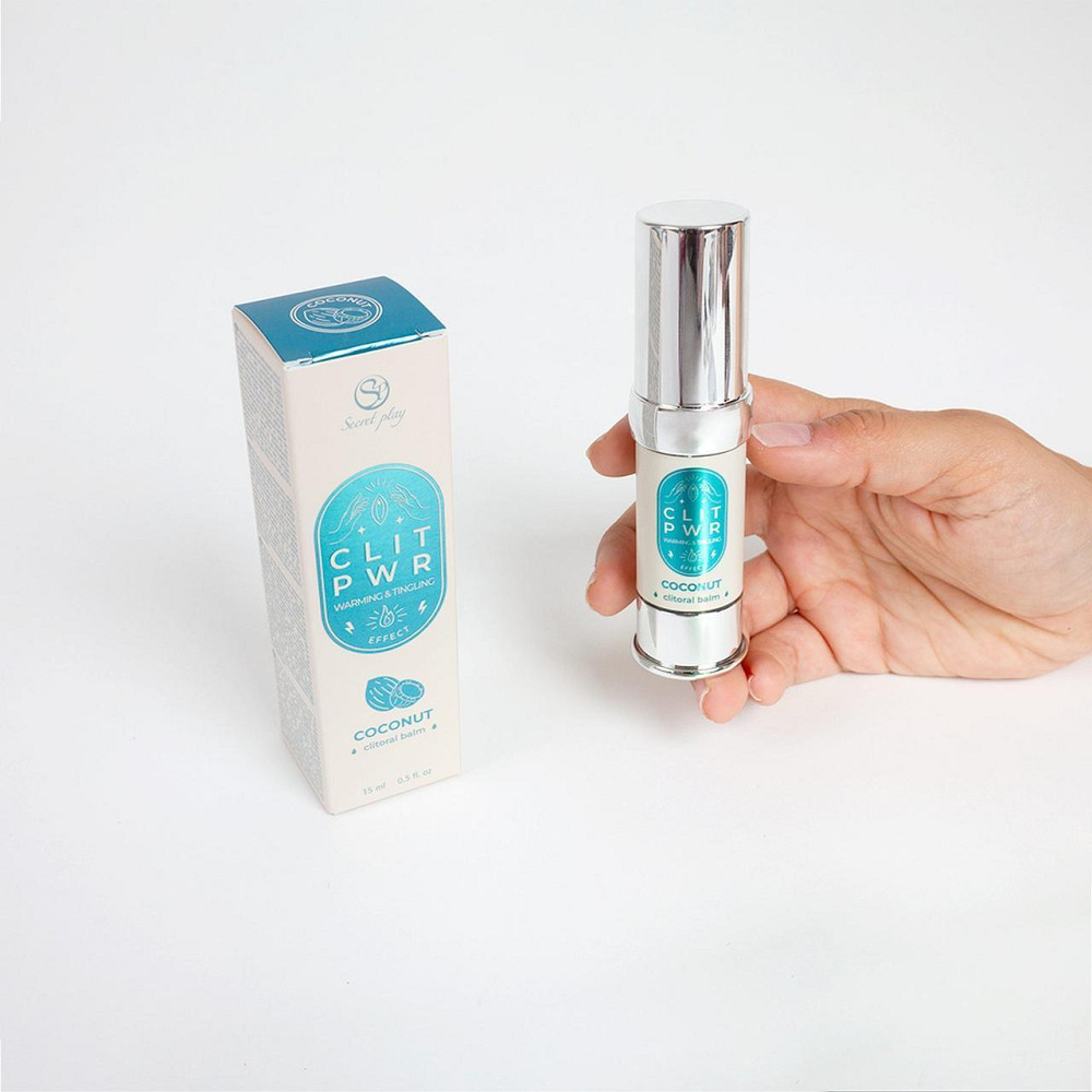 Рідкий вібратор CLIT PWR COCONUT CLITORAL BALM Sex Aura Київ - фото 4
