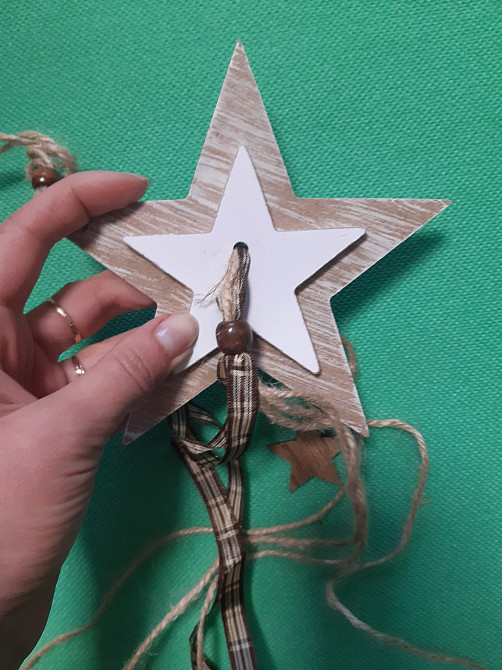 Новогоднее украшение Звезда Melinera бежевый Киев - изображение 3