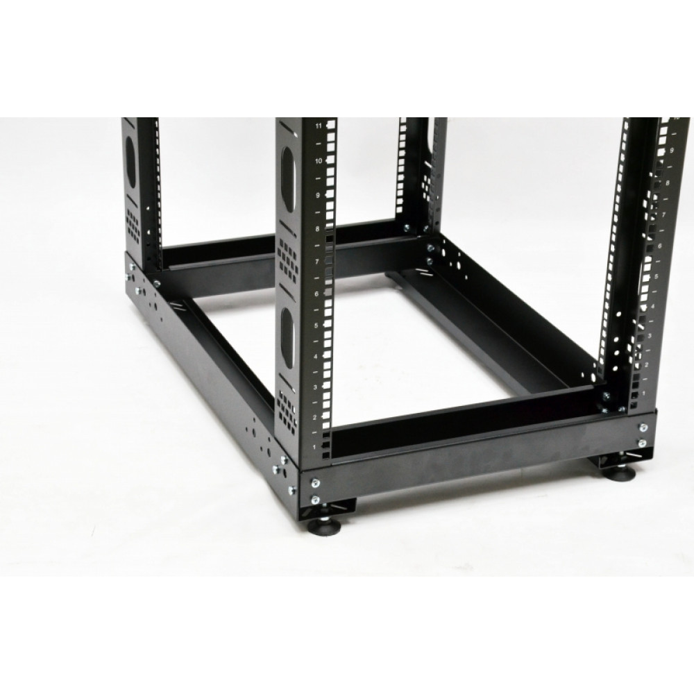 Стійка подвійна CMS UA-OF33-D-BK 33U чорна (без ніг) Київ - фото 3