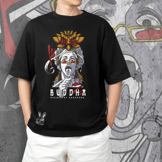 Футболка для подростка мальчика с принтом Record of ragnarok Будда Размер 160 Anime10574 Днепр
