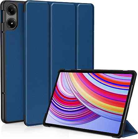 Чохол EasyAcc для Redmi Pad Pro 12.1 / Xiaomi Poco Pad 12.1 2024, захисний чохол з ультратонкої штучної шкіри з функцією підставки Дніпро