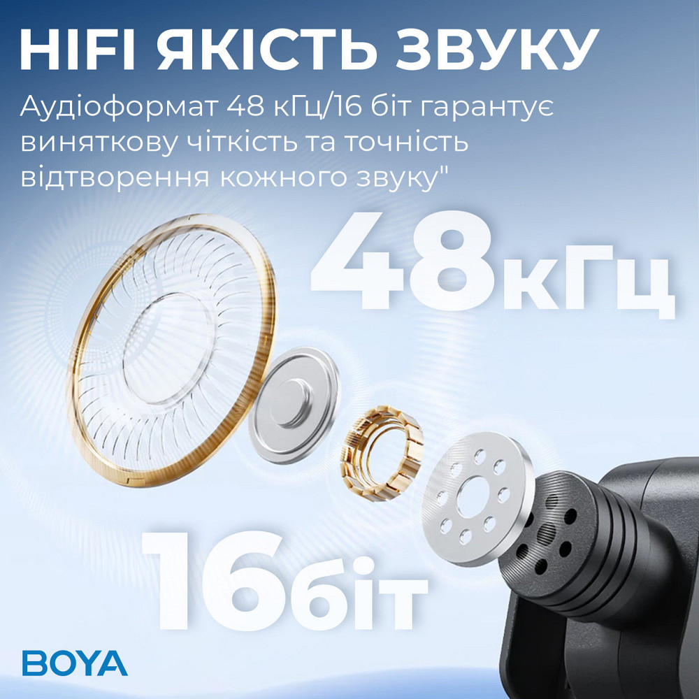 Мікрофон BOYA BY-V10 Type-C Black ( 11023 ) Харків - фото 11