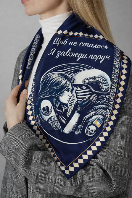 Хустинка "Щоб не сталось я завжди поруч" Запоріжжя - фото 3