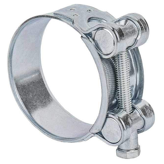 Хомут силовий оцинкований 22 мм Ø52-55 мм (КРАТНО 5 шт.) SIGMA (2509171) Київ - фото 1