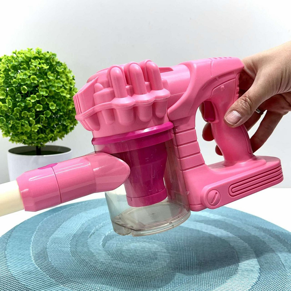 Пилосос WToys 3 насадки підсвічування дзижчання всмоктуючий пил Рожевий (83718/XG 2-33 AB) Чернигов - изображение 3