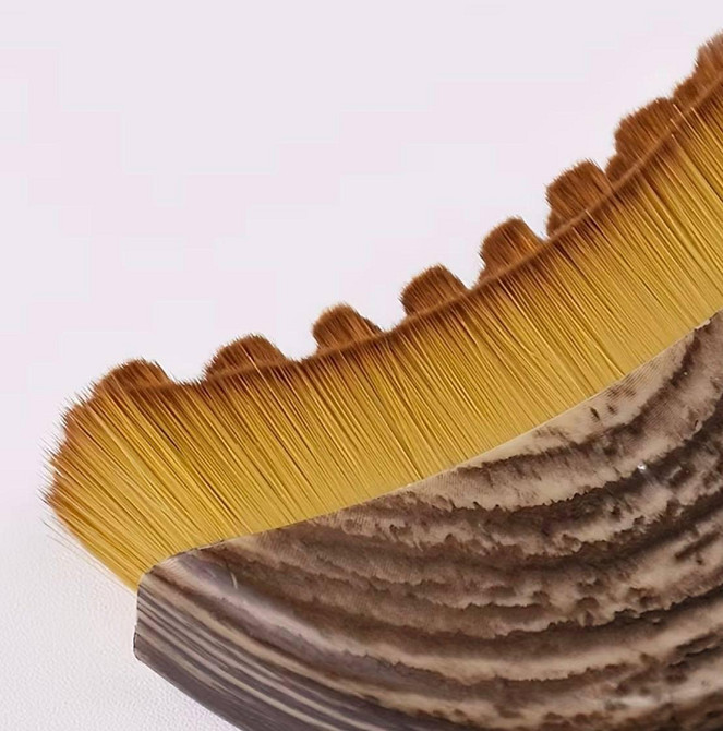 Масажна щітка для обличчя з м’якою щетиною, щітка для лімфодренажу та очищення шкіри, компактна ручна щітка Київ - фото 4