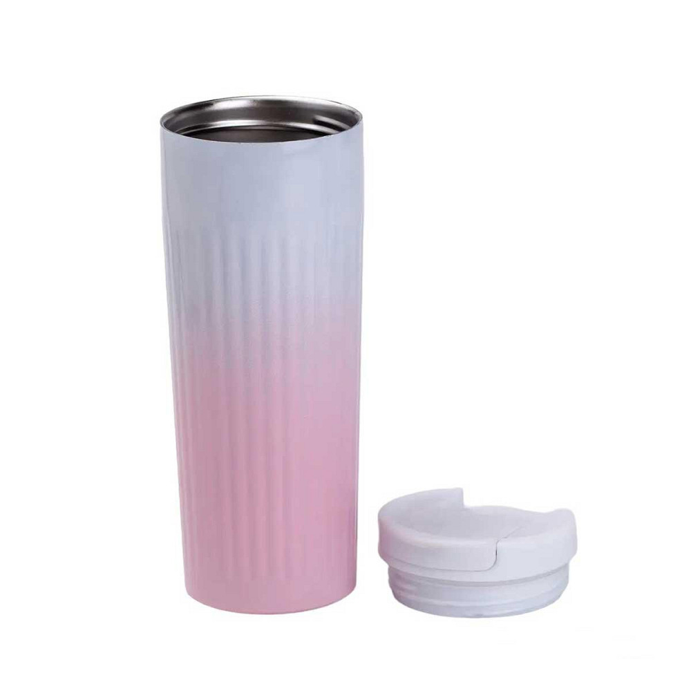 Металлический термос 500 мл, розовый, до 12 часов Киев - изображение 1
